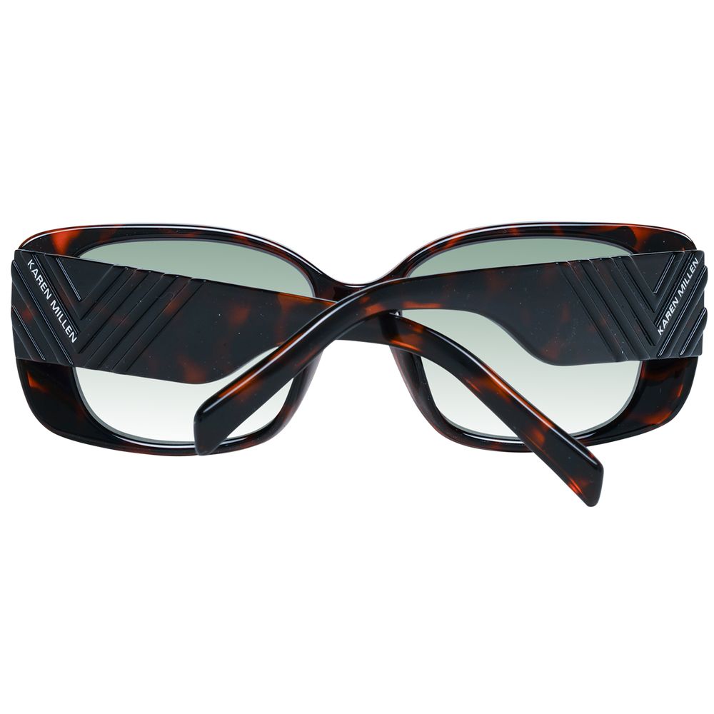 Karen Millen Square Gradient Dark-Tint TR90 Sunglasses - Brown