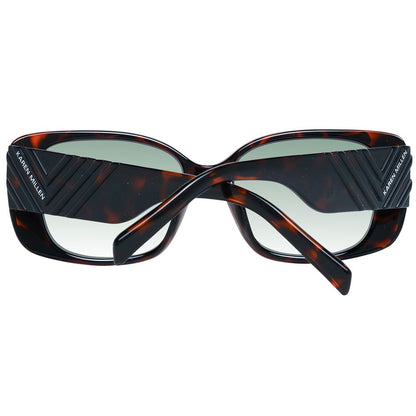 Karen Millen Square Gradient Dark-Tint TR90 Sunglasses - Brown