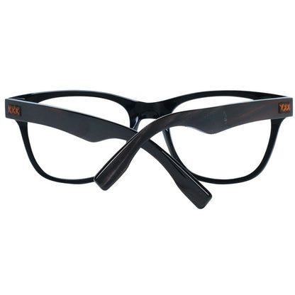 Eyeglasses Frames by Ermenegildo Zegna for men in and black showcases an refined full-frame frame design featuring a sophisticated black coloured frame for an refined and refined aesthetic.