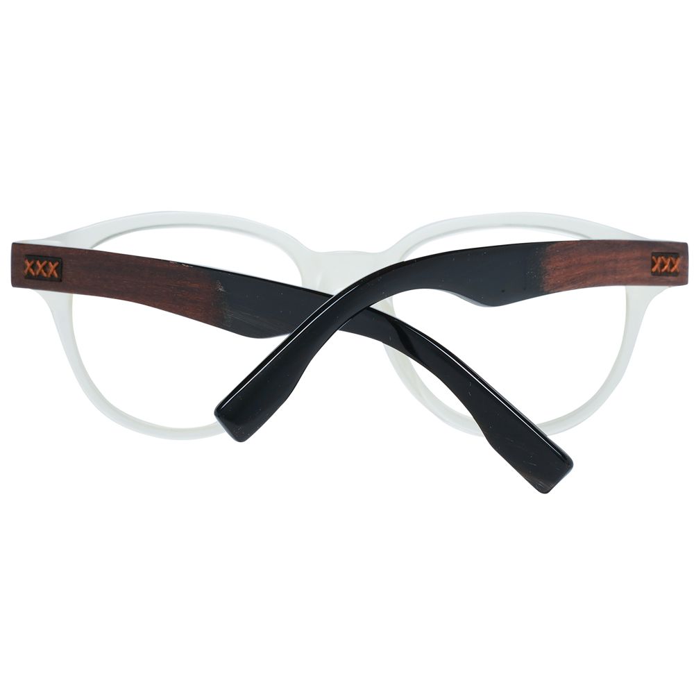 Eyeglasses Frames by Ermenegildo Zegna for men in and transparent showcases an refined full-frame frame design featuring a sophisticated transparent coloured frame for an refined and refined aesthetic.