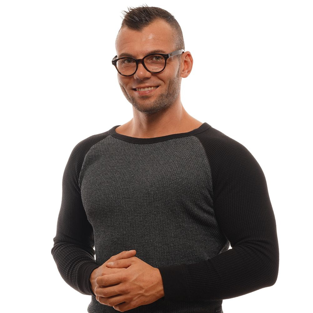Eyeglasses Frames by Ermenegildo Zegna for men in brown features a refined silhouette, showcasing a refined brown coloured frame and full-frame frame design for a sophisticated, premium look.