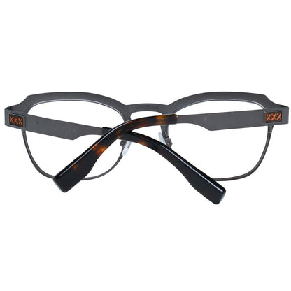 Eyeglasses Frames by Ermenegildo Zegna for men in and gray showcases a refined silhouette, detailed with a gray coloured frame finish and a sophisticated full-frame frame design.