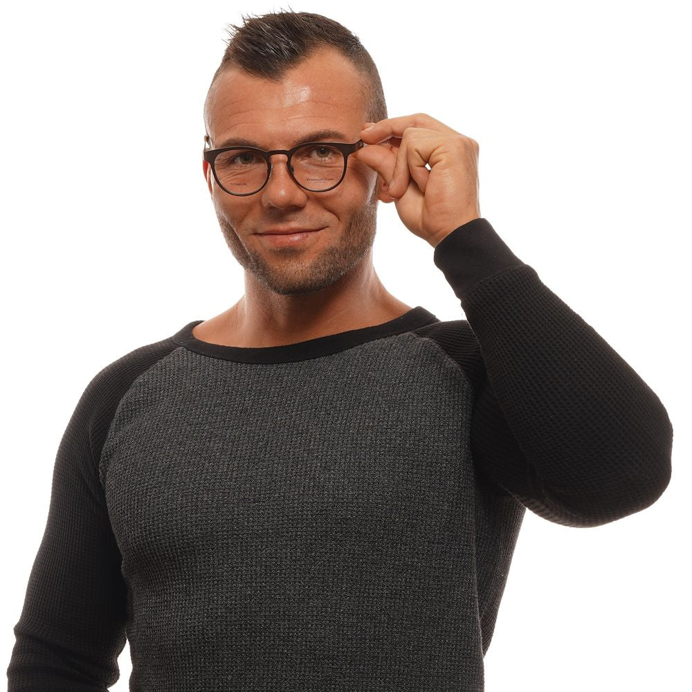 Eyeglasses Frames by Ermenegildo Zegna for men in bronze features an refined silhouette, showcasing the refined bronze coloured frame and sophisticated full-frame frame design.