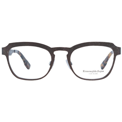 Eyeglasses Frames by Ermenegildo Zegna for men in and bronze showcases a refined silhouette, detailed with a bronze coloured frame finish and a sophisticated full-frame frame design.