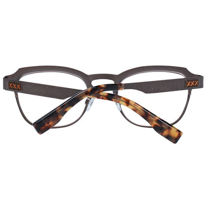 Eyeglasses Frames by Ermenegildo Zegna for men in and bronze showcases a refined silhouette, detailed with a bronze coloured frame finish and a sophisticated full-frame frame design.