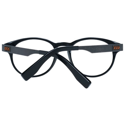 Eyeglasses Frames by Ermenegildo Zegna for men in and black showcases a refined silhouette, detailed with a black coloured frame finish and a sophisticated full-frame frame design.