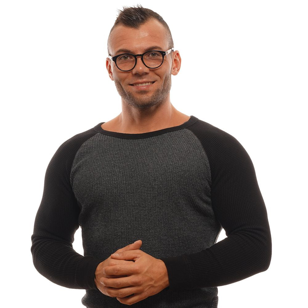 Eyeglasses Frames by Ermenegildo Zegna for men in and black showcases an refined full-frame frame design featuring a sophisticated black coloured frame for an refined and refined aesthetic.