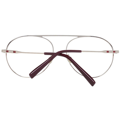 Eyeglasses Frames by Tod's for women in red features an refined silhouette, showcasing a sophisticated red coloured frame and refined full-frame frame design for a refined look.