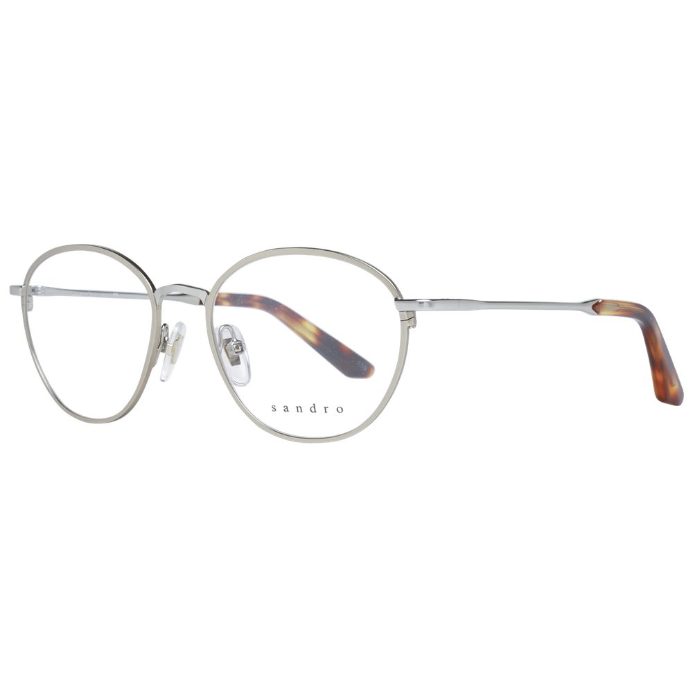 Eyeglasses Frames by Sandro for women in and silver showcases a refined silhouette, detailed with a silver coloured frame finish and a sophisticated full-frame frame design.