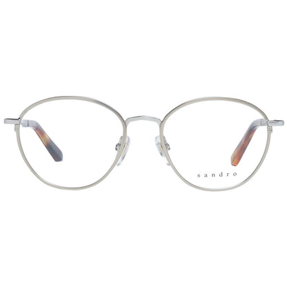 Eyeglasses Frames by Sandro for women in silver features an refined silhouette, showcasing a sophisticated silver coloured frame and refined full-frame frame design for a refined look.