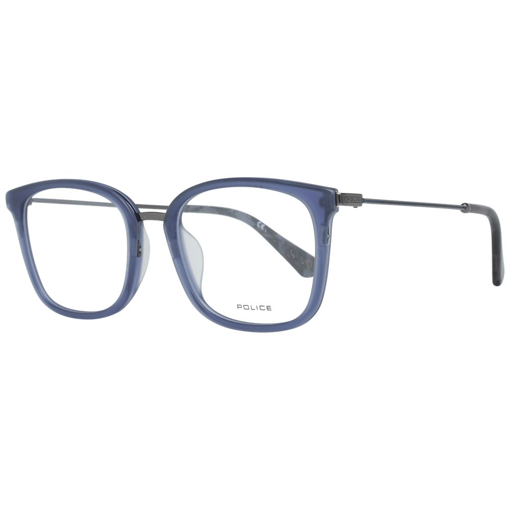 Eyeglasses Frames by Police for men in and blue showcases a refined silhouette, detailed with a blue coloured frame finish and a sophisticated full-frame frame design.