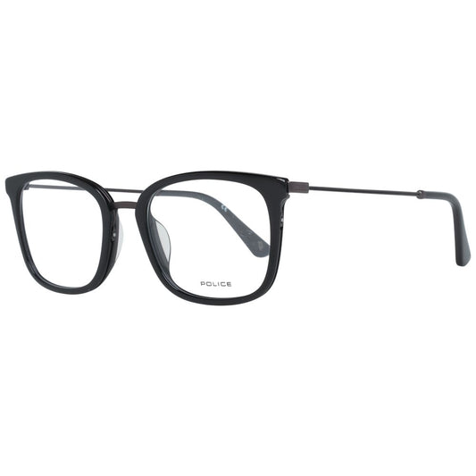 Eyeglasses Frames by Police for men in black features an refined silhouette, showcasing a sophisticated black coloured frame and refined full-frame frame design for a refined look.