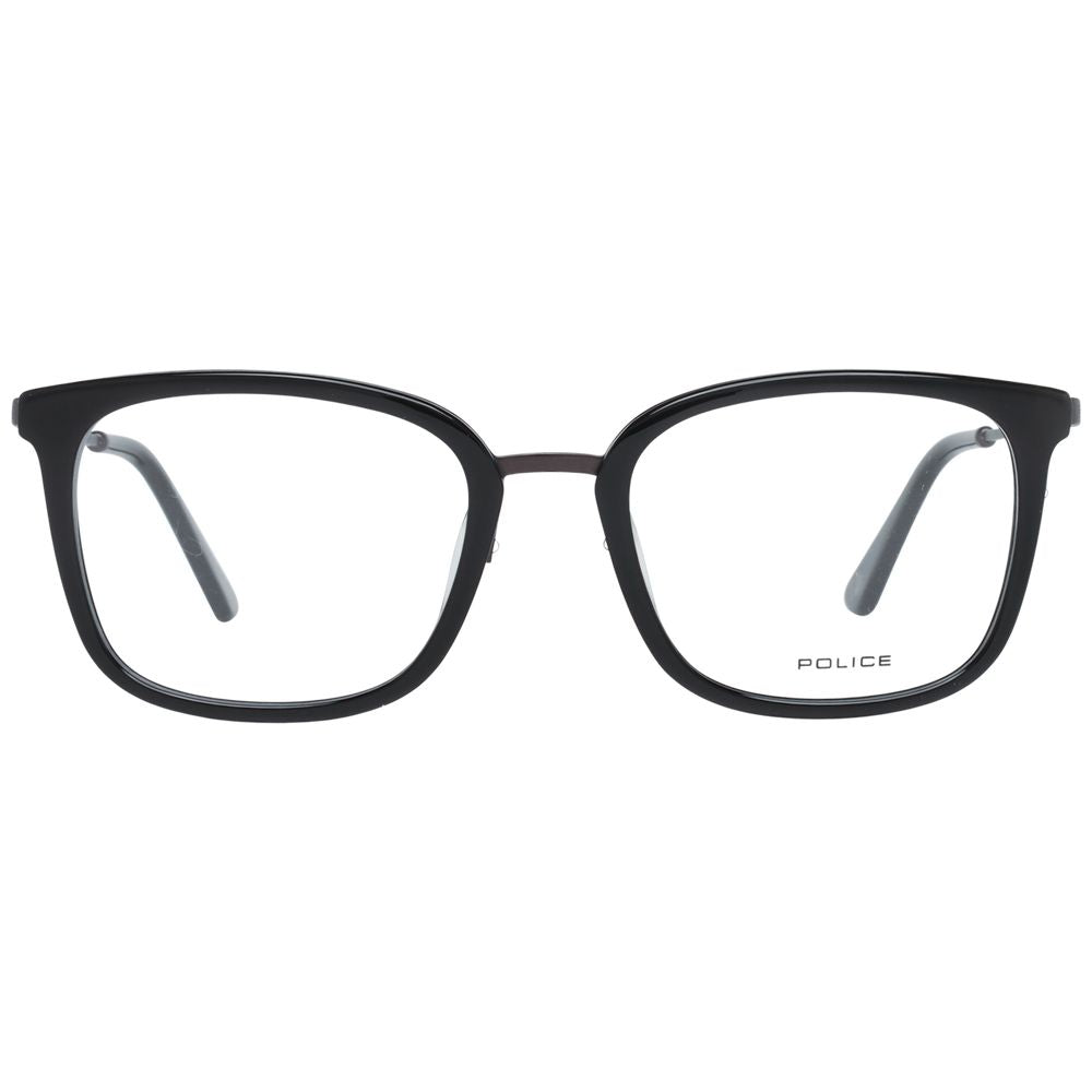 Eyeglasses Frames by Police for men in and black showcases an refined full-frame frame design featuring a sophisticated black coloured frame for an refined and refined aesthetic.