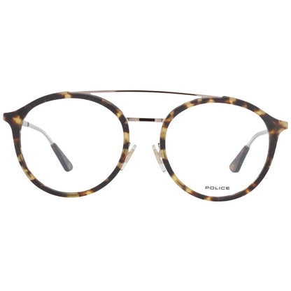 Eyeglasses Frames by Police for men in metal and brown showcases a refined silhouette, detailed with a brown coloured frame finish and a sophisticated full-frame frame design.
