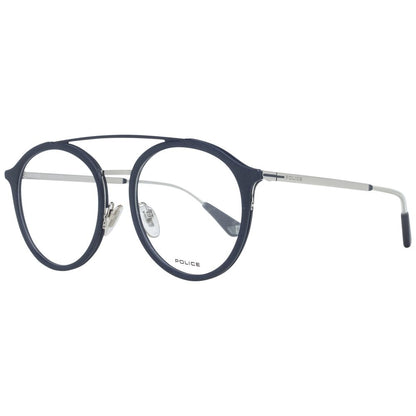 Eyeglasses Frames by Police for men in gray features a refined silhouette, showcasing a refined gray coloured frame and full-frame frame design for a sophisticated, premium look.