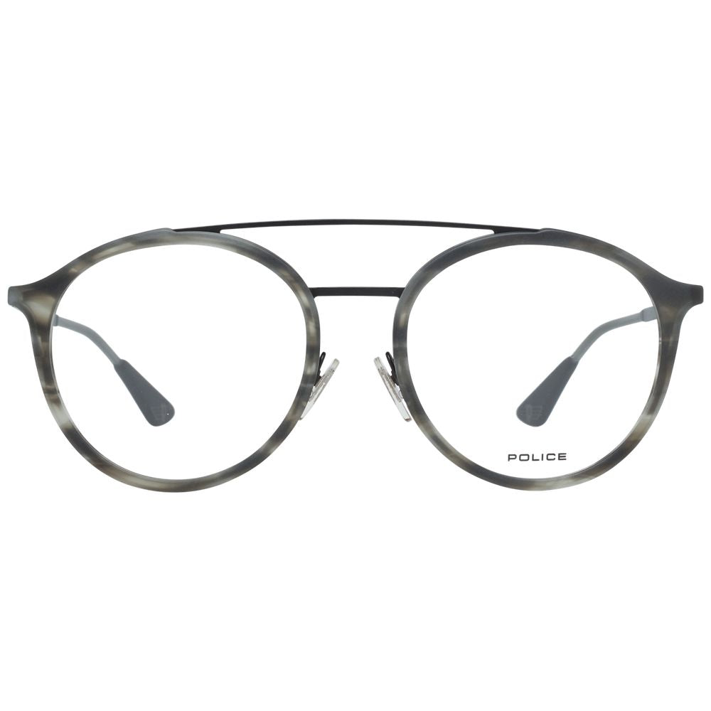 Eyeglasses Frames by Police for men in gray showcases a refined full-frame frame design with a refined gray coloured frame finish for a refined and sophisticated look.