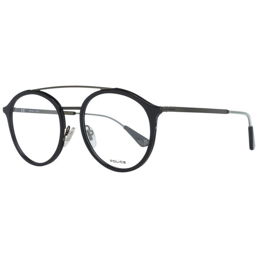 Eyeglasses Frames by Police for men in black features an refined silhouette, showcasing the refined black coloured frame and sophisticated full-frame frame design.