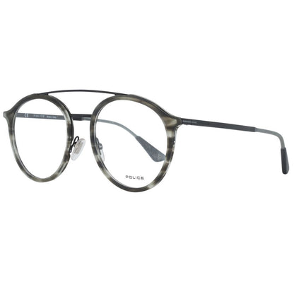 Eyeglasses Frames by Police for men in gray features a refined silhouette, showcasing a refined gray coloured frame and full-frame frame design for a sophisticated, premium look.