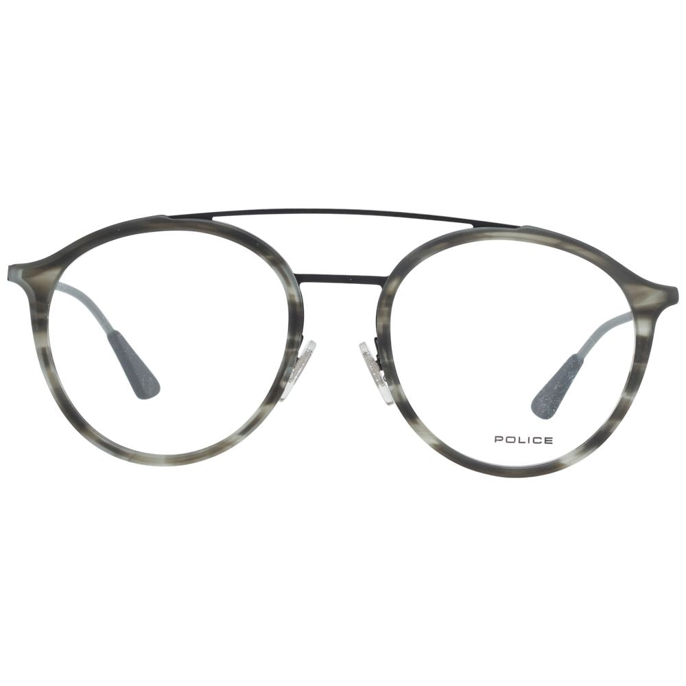 Eyeglasses Frames by Police for men in gray features an refined silhouette, showcasing a sophisticated gray coloured frame and refined full-frame frame design for a refined look.