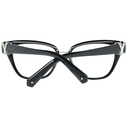 Eyeglasses Frames by Swarovski for women in metal black features an refined silhouette, showcasing a sophisticated black coloured frame and refined full-frame frame design for a refined look.