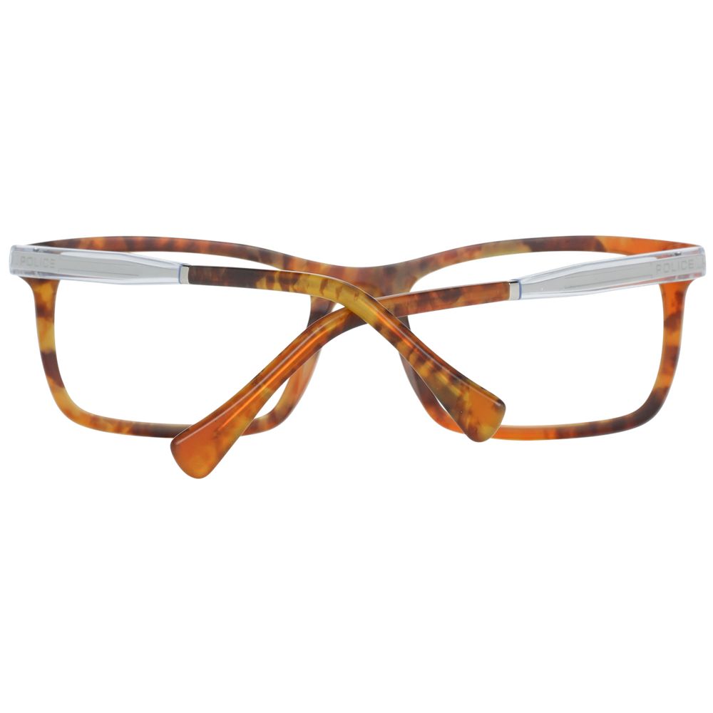 Eyeglasses Frames by Police for men in plastic and brown showcases an refined full-frame frame design featuring a sophisticated brown coloured frame for an refined and refined aesthetic.