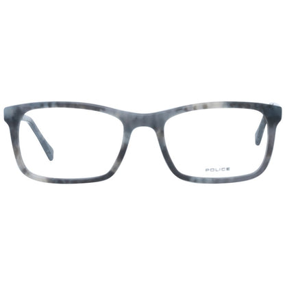 Eyeglasses Frames by Police for men in plastic gray features a refined silhouette, showcasing a refined gray coloured frame and full-frame frame design for a sophisticated, premium look.