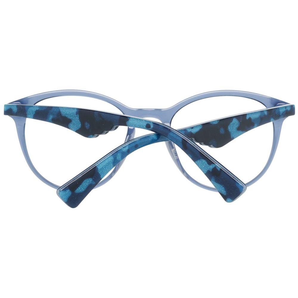 Eyeglasses Frames by Police for women in blue features a refined silhouette, showcasing a refined blue coloured frame and full-frame frame design for a sophisticated, premium look.
