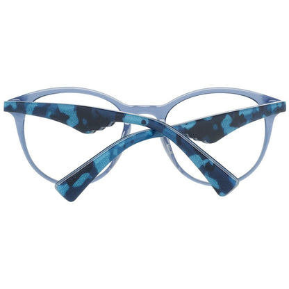 Eyeglasses Frames by Police for women in blue features a refined silhouette, showcasing a refined blue coloured frame and full-frame frame design for a sophisticated, premium look.