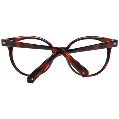Eyeglasses Frames by Swarovski for women in brown features an refined silhouette, showcasing the refined brown coloured frame and sophisticated full-frame frame design.