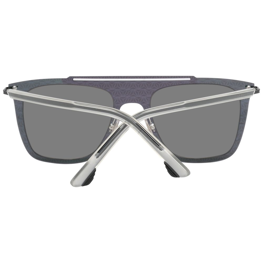 Sunglasses by Police for men in and gray featuring an opulent aviator frame design with a sophisticated gray coloured frame finish and high-performance mirrored category-3-dark-tint lens.