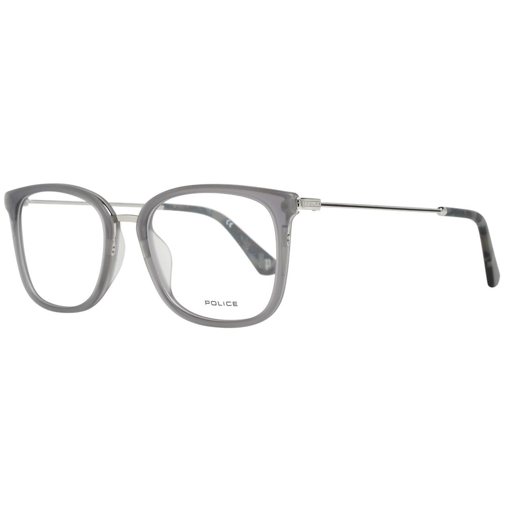 Eyeglasses Frames by Police for men in gray features an refined silhouette, showcasing the refined gray coloured frame and sophisticated full-frame frame design.
