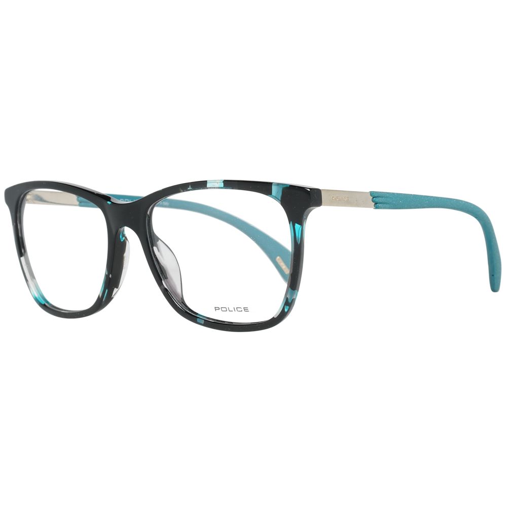 Eyeglasses Frames by Police for women in black showcases a refined full-frame frame design with a refined black coloured frame finish for a refined and sophisticated look.