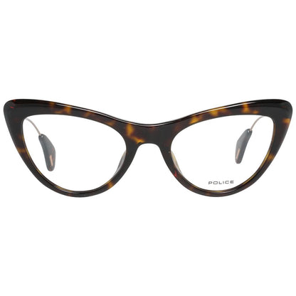 Eyeglasses Frames by Police for women in brown showcases a refined full-frame frame design with a refined brown coloured frame finish for a refined and sophisticated look.