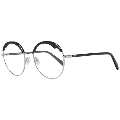 Eyeglasses Frames by Emilio Pucci for women in black features an refined silhouette, showcasing the refined black coloured frame and sophisticated full-frame frame design.