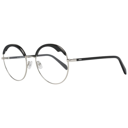 Eyeglasses Frames by Emilio Pucci for women in black features an refined silhouette, showcasing the refined black coloured frame and sophisticated full-frame frame design.