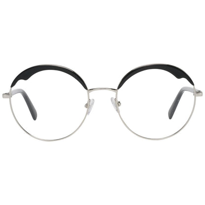 Eyeglasses Frames by Emilio Pucci for women in black showcases a refined full-frame frame design with a refined black coloured frame finish for a refined and sophisticated look.