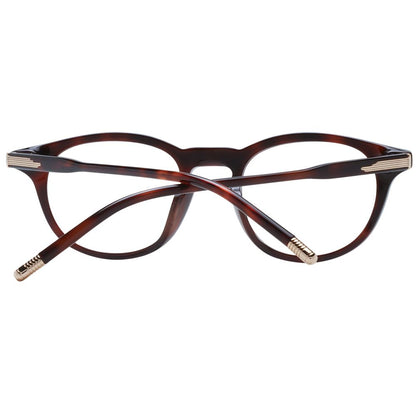 Eyeglasses Frames by Lozza for men in acetate brown features an refined silhouette, showcasing the refined brown coloured frame and sophisticated full-frame frame design.