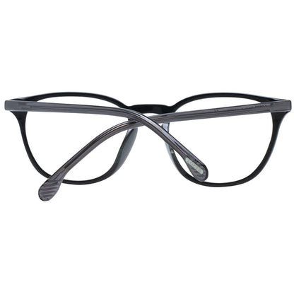 Eyeglasses Frames by Lozza for unisex in acetate black showcases a refined full-frame frame design with a refined black coloured frame finish for a refined and sophisticated look.