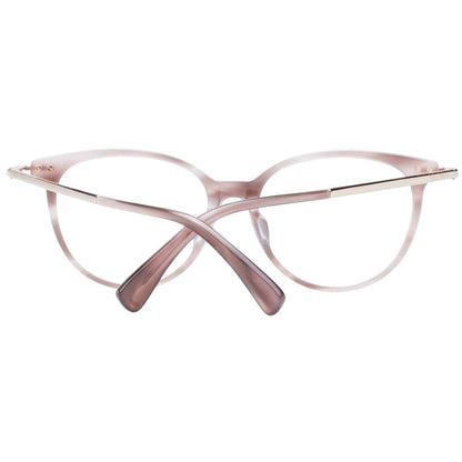 Eyeglasses Frames by Max Mara for women in plastic pink showcases a refined full-frame frame design with a refined rose coloured frame finish for a refined and sophisticated look.