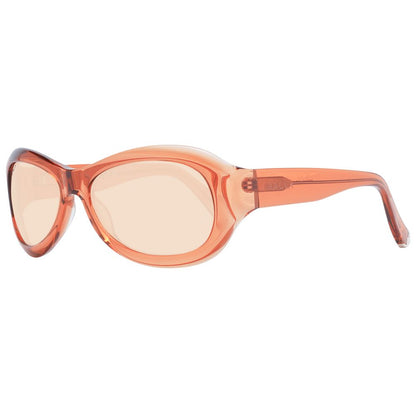 Sunglasses by Bally for unisex in brown showcases a ethereal silhouette, featuring brown coloured frame full-rim oval frame design with mirrored category-1-light-tint lens for a ethereal finish.