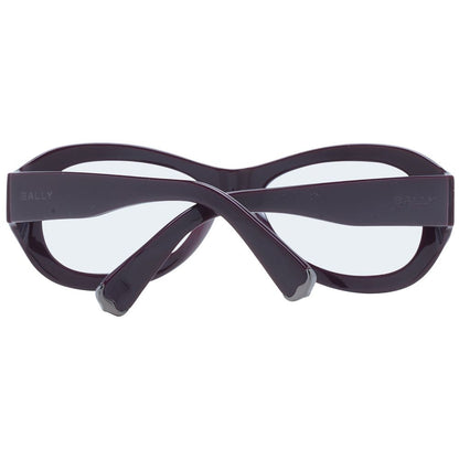 Sunglasses by Bally for unisex in purple features an ethereal full-rim oval frame design with purple coloured frame frames and non-polarized category-1-light-tint lens for a ethereal finish.