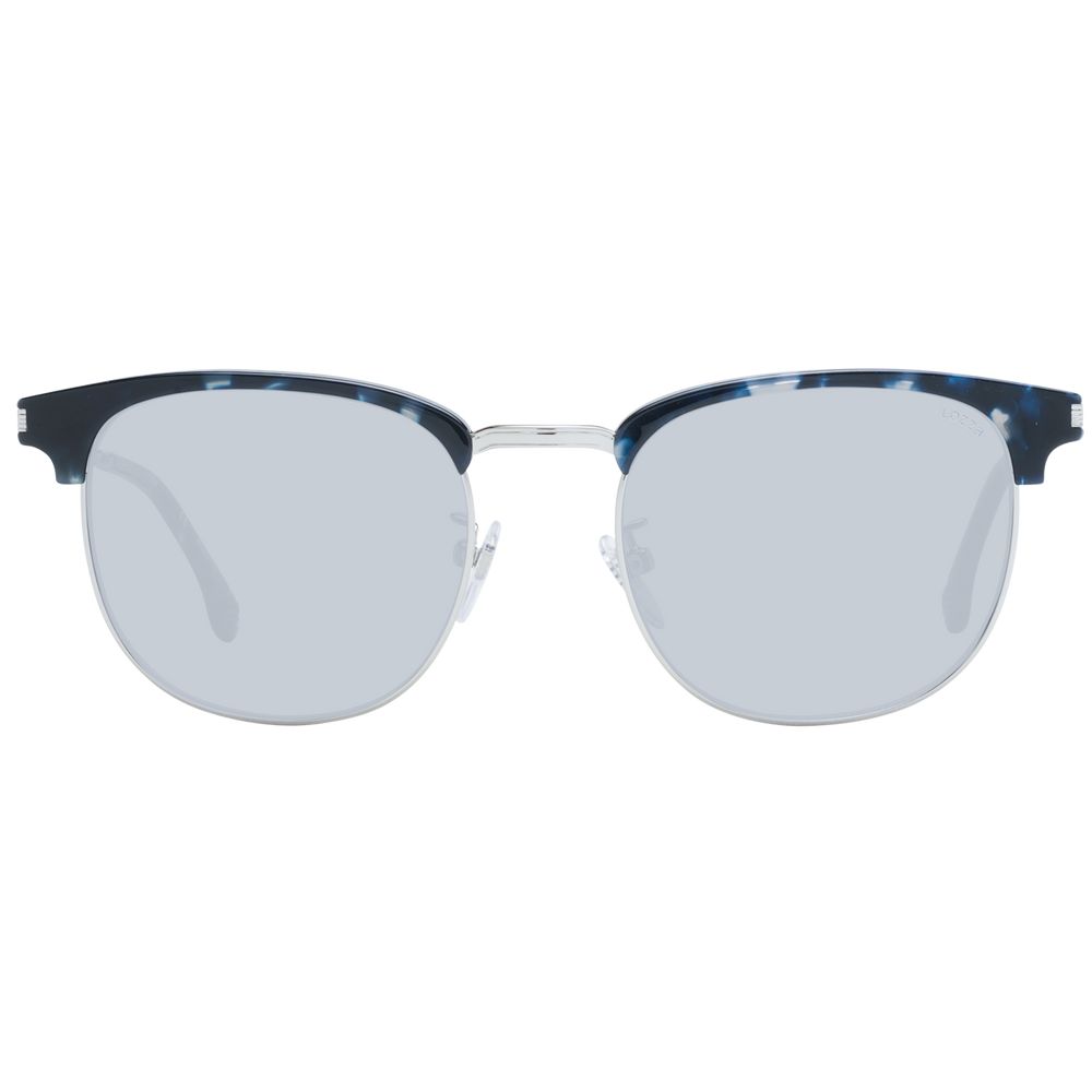 This Sunglasses by Lozza for unisex in metal gray presents a sumptuous silhouette, showcasing a sumptuous browline full-rim frame design in gray coloured frame and high-performance non-polarized category-2-medium-tint lens.