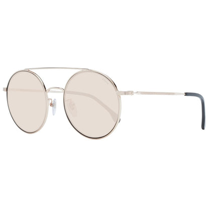 Sunglasses by Lozza for unisex in metal and gold presents a sumptuous silhouette, featuring gold coloured frame and aviator full-rim frame design with mirrored category-1-light-tint lens for a sumptuous look.