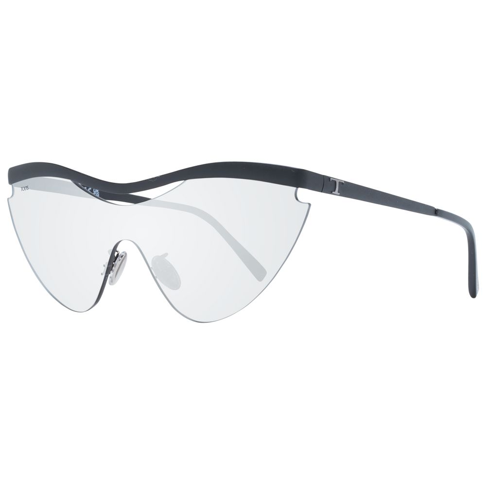 Sunglasses by Tod's for women in metal black features an lustrous mono-lens frame design with black coloured frame detailing and mirrored category-3-dark-tint lens for a lustrous aesthetic.