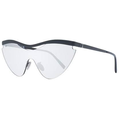 Sunglasses by Tod's for women in metal black features an lustrous mono-lens frame design with black coloured frame detailing and mirrored category-3-dark-tint lens for a lustrous aesthetic.