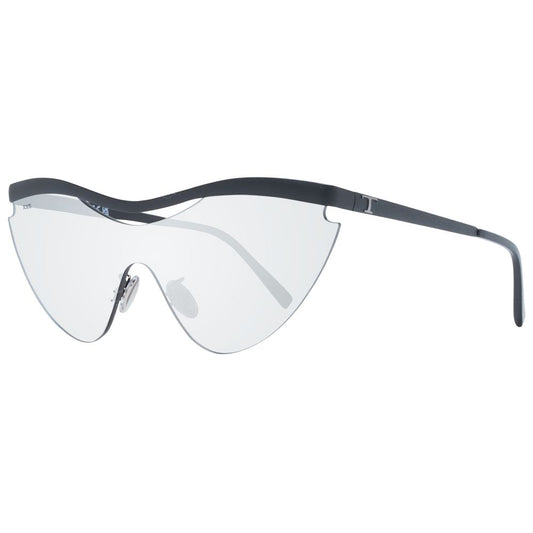 Sunglasses by Tod's for women in metal black features an lustrous mono-lens frame design with black coloured frame detailing and mirrored category-3-dark-tint lens for a lustrous aesthetic.