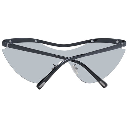 Sunglasses by Tod's for women in metal black features an ethereal mono-lens frame design with black coloured frame frames and mirrored category-3-dark-tint lens for a ethereal finish.