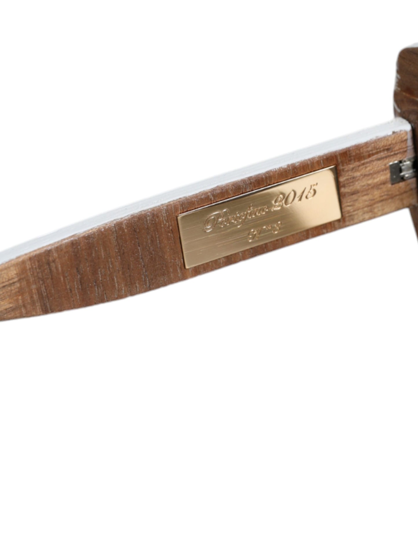 Multicolor Wood Crystal Brass Frame Floral Hand Paint Sunglasses by Dolce & Gabbana