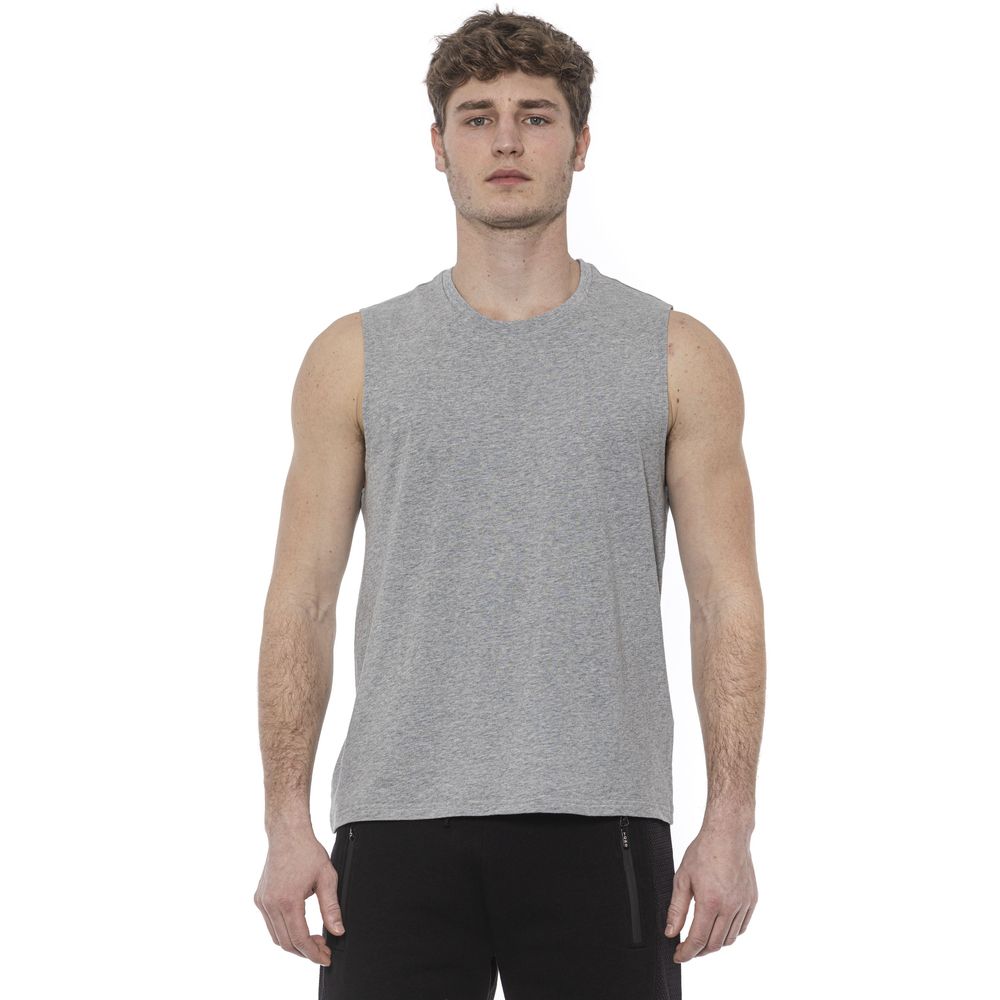 Gray Cotton Underwear Tank Top