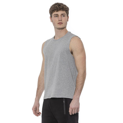 Gray Cotton Underwear Tank Top